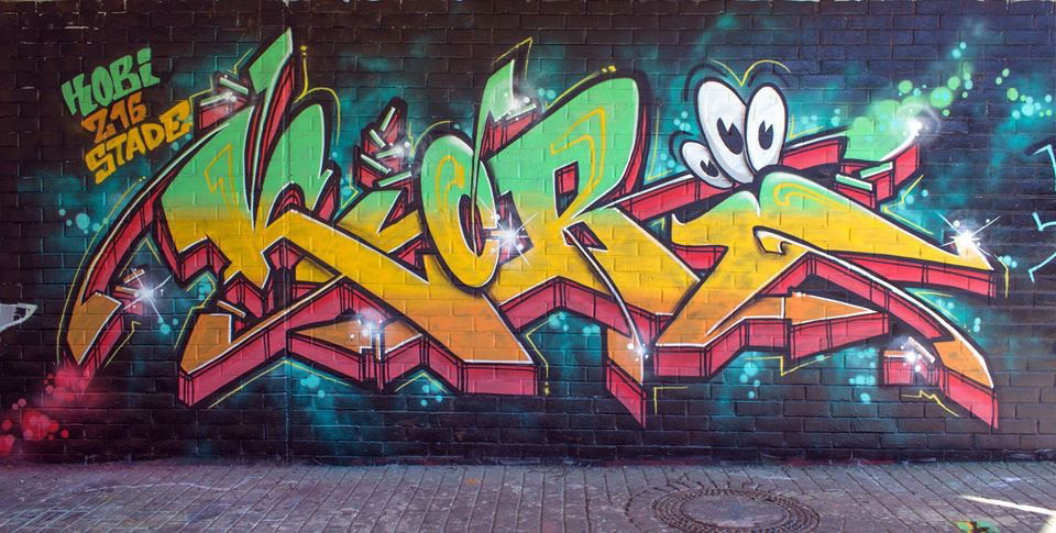 Graffiti Wall - Photo by Kobi216 - Stade, Münster, 216tv (2015)