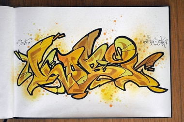 Graffiti Sketch - Photo by Kobi216 - kobi216, münster, stade (2015)