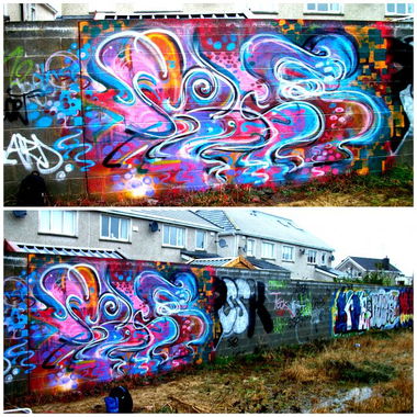 Graffiti Wall - Photo by KoceOne - last, year, .koce.drogheda.january
