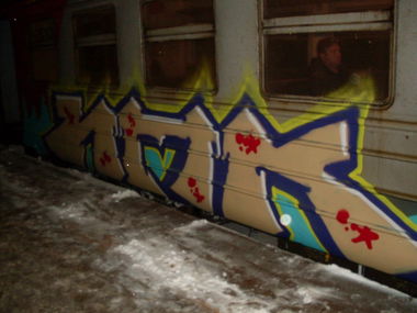 Graffiti Train - Photo by Koil