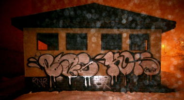 Graffiti Bombing in Zvolen - Photo by Kois - with, Paswo (2013)