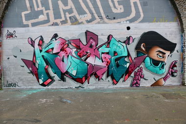 Graffiti Wall - Photo by Kolage - Kolage, Graffiti, Character (2019)