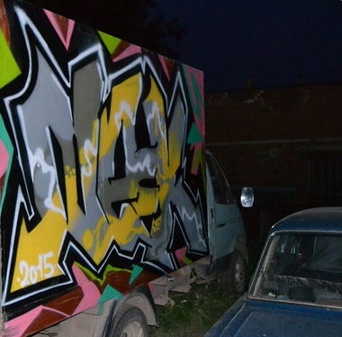 Graffiti Bombing - Photo by Kolyanes - neck (2015)
