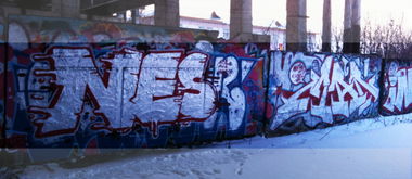 Graffiti Bombing - Photo by Kolyanes