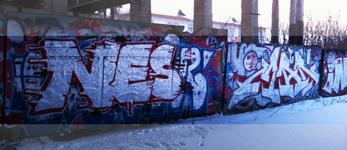 Graffiti Bombing - Photo by Kolyanes