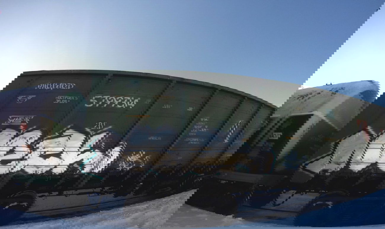 Graffiti Train - Photo by Kolyanes - neck, 134, fr8 (2015)