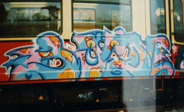 Graffiti Train - Photo by Kolybri