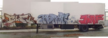 Graffiti Bombing - Photo by Kolybri