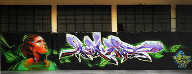 Graffiti Wall in Athens - Photo by Komet1 - Insane51, Komet