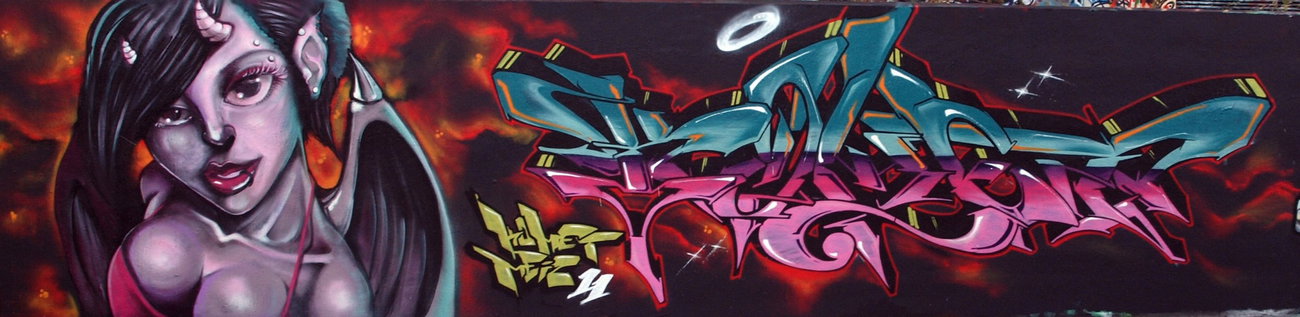 Graffiti Wall in Athens - Photo by Komet1 - komet, Meizar