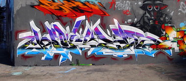 Graffiti Wall in Athens - Photo by Komet1 - Komet