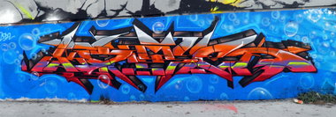 Graffiti Wall in Athens - Photo by Komet1 - Komet (2012)