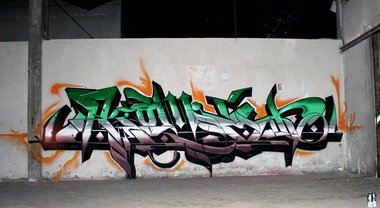 Graffiti Wall in Athens - Photo by Komet1 - komet1, komet (2013)