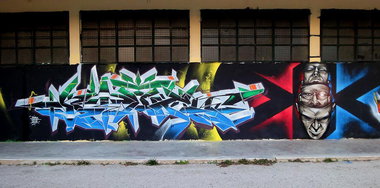 Graffiti Wall - Photo by Komet1 - Komet1 (2014)