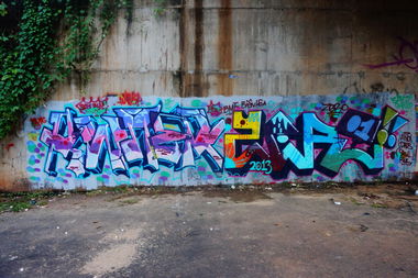 Graffiti Wall in Buon Ma Thuot - Photo by Kong (2013)