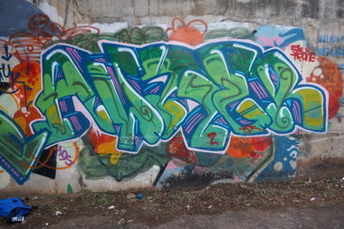 Graffiti Bombing in Buon Ma Thuot - Photo by Kong (2013)