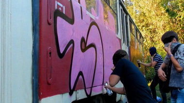 Graffiti Train - Photo by Kontrast