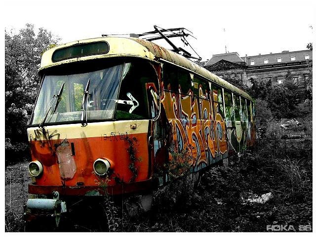 Graffiti Train - Photo by Kontrast