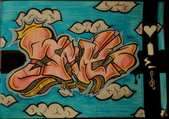 Graffiti Sketch in POLSKA - Photo by Kopaka - Kopaka, Roke, Love (2015)