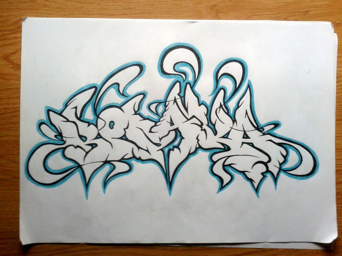 Graffiti Sketch - Photo by Kopaka (2016)