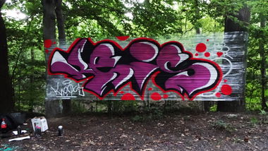 Graffiti Wall - Photo by Kopaka - strech, folie, Keis (2016)