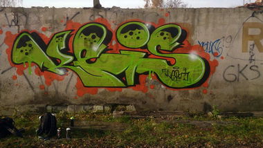 Graffiti Wall in Polska - Photo by Kopaka - Keis (2016)