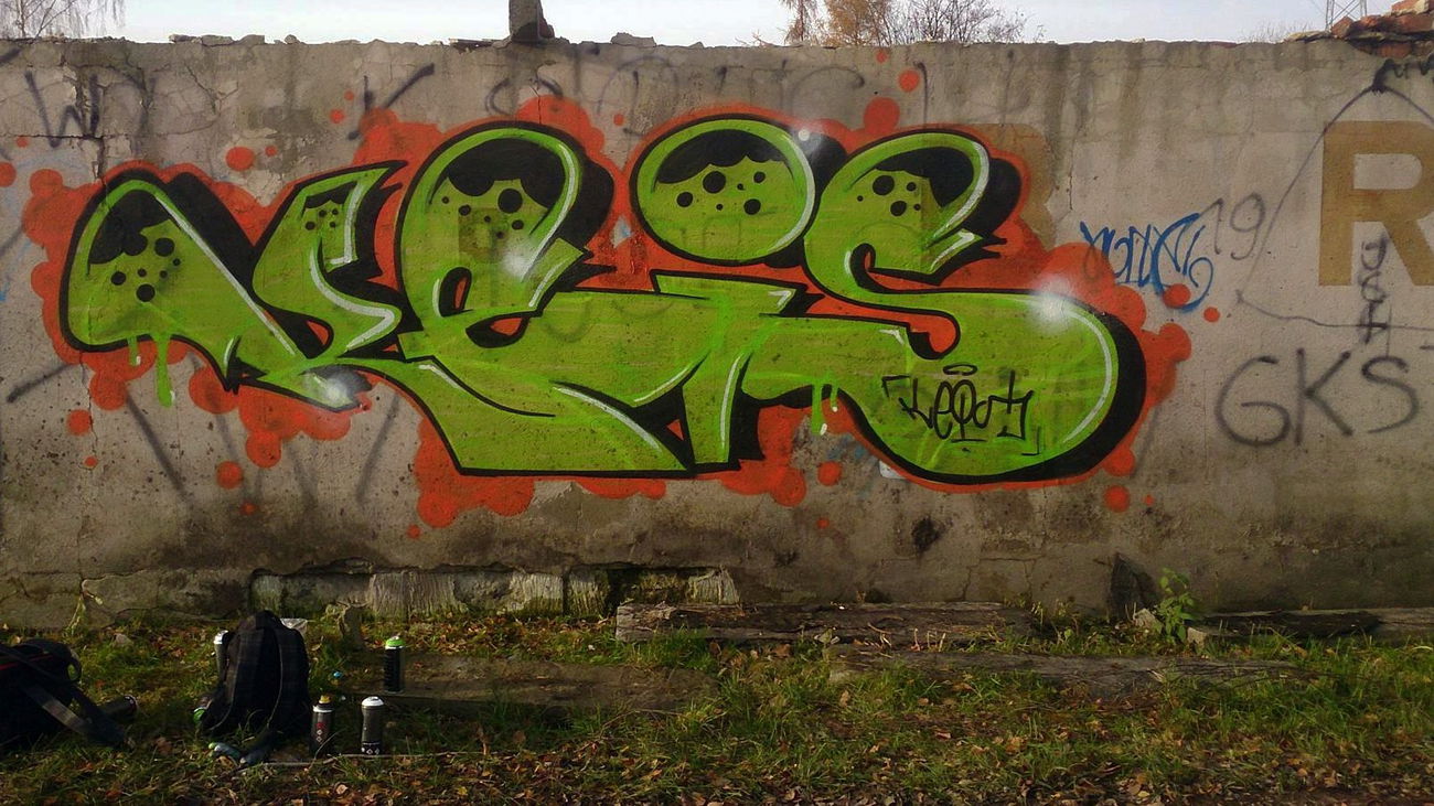 Graffiti Wall in Polska - Photo by Kopaka - Keis (2016)