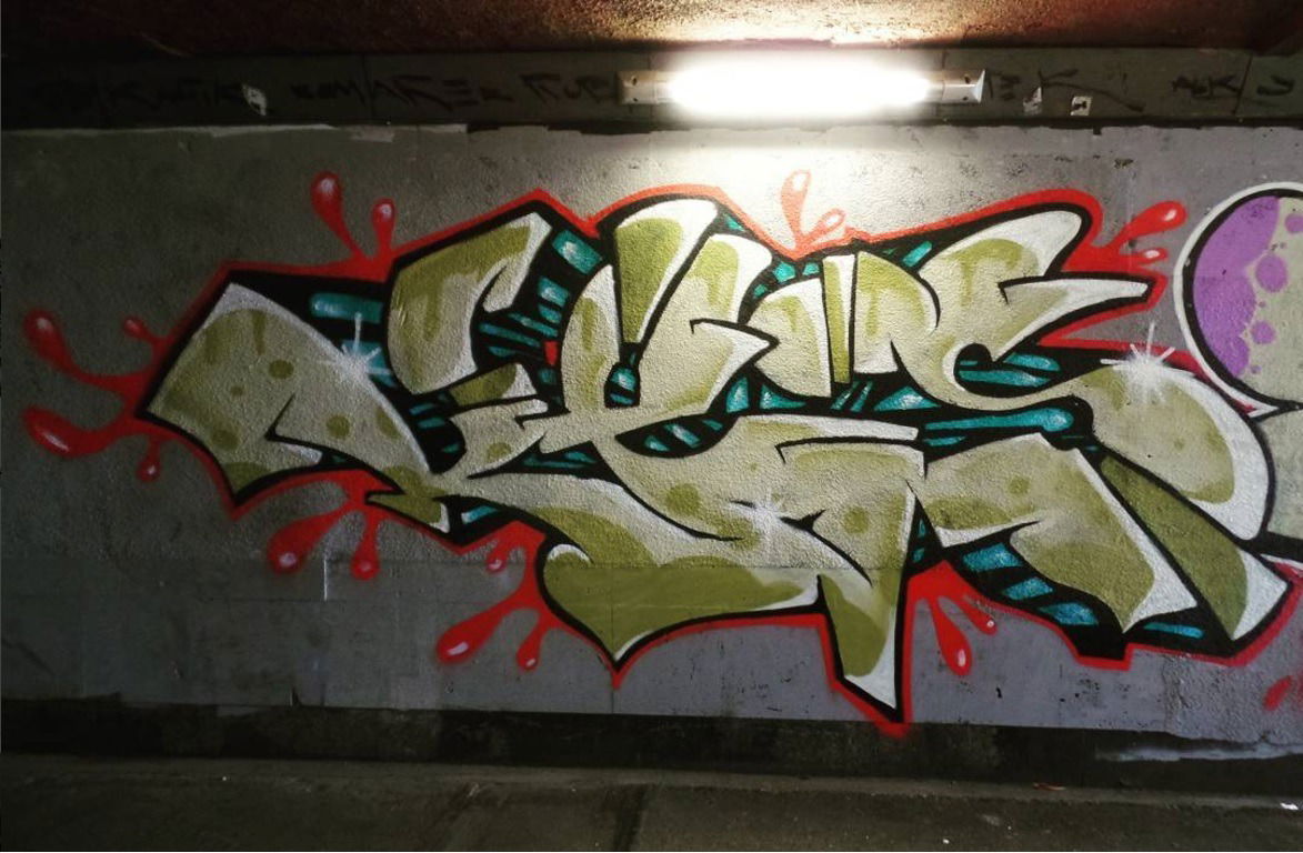 Graffiti Wall in Katowice - Photo by Kopaka - Keis (2017)