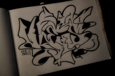 Graffiti Sketch - Photo by Kopaka - Keis (2015)