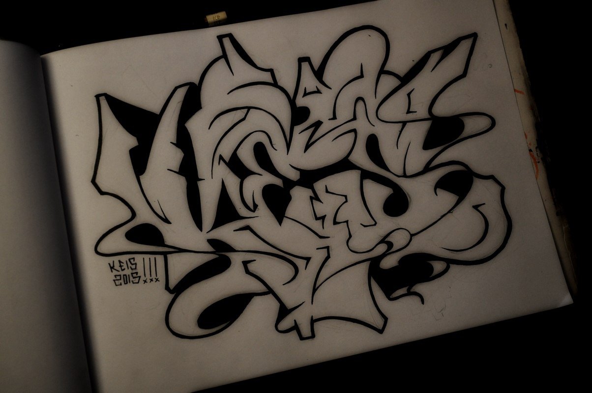 Graffiti Sketch - Photo by Kopaka - Keis (2015)