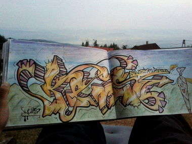 Graffiti Sketch - Photo by Kopaka - Keis (2015)