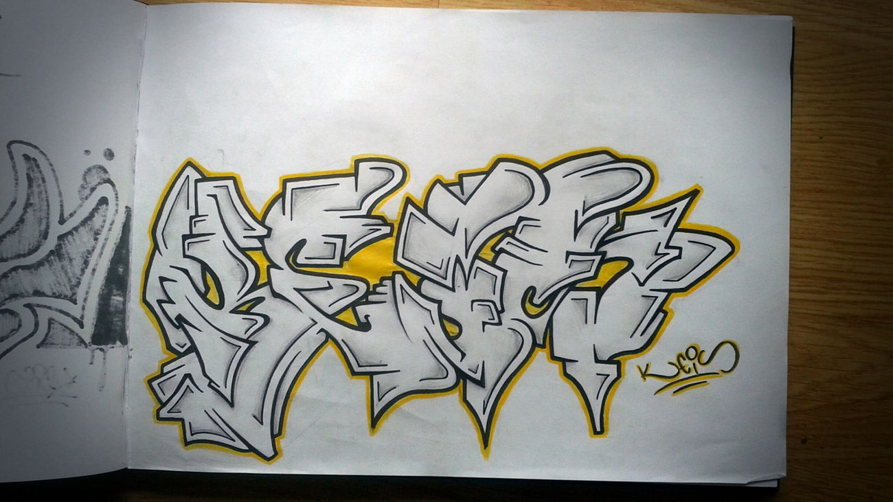 Graffiti Sketch - Photo by Kopaka - Keis (2016)