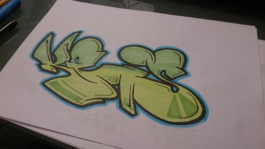 Graffiti Sketch - Photo by Kopaka - Keis (2016)