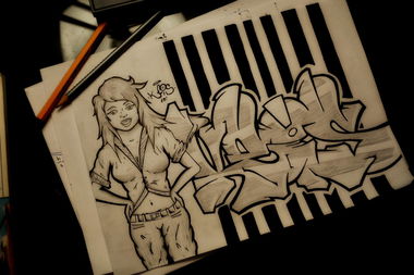 Graffiti Sketch - Photo by Kopaka - Keis (2015)