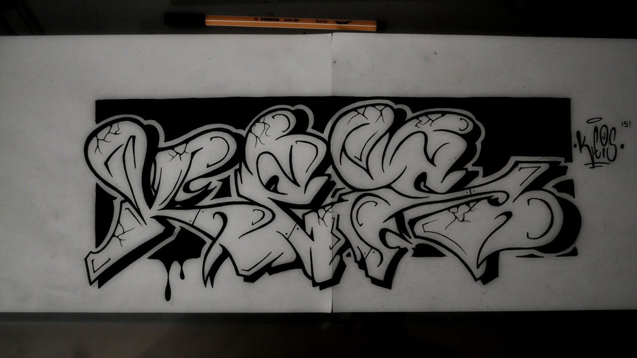 Graffiti Sketch - Photo by Kopaka - Keis (2015)