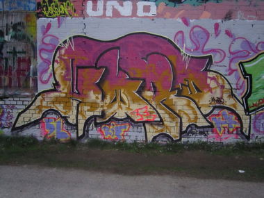 Graffiti Wall in Leipzig - Photo by Kordinger (2013)