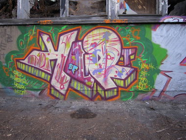 Graffiti Wall in Leipzig - Photo by Kordinger (2012)