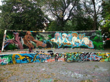 Graffiti Wall in Leipzig - Photo by Kordinger (2012)