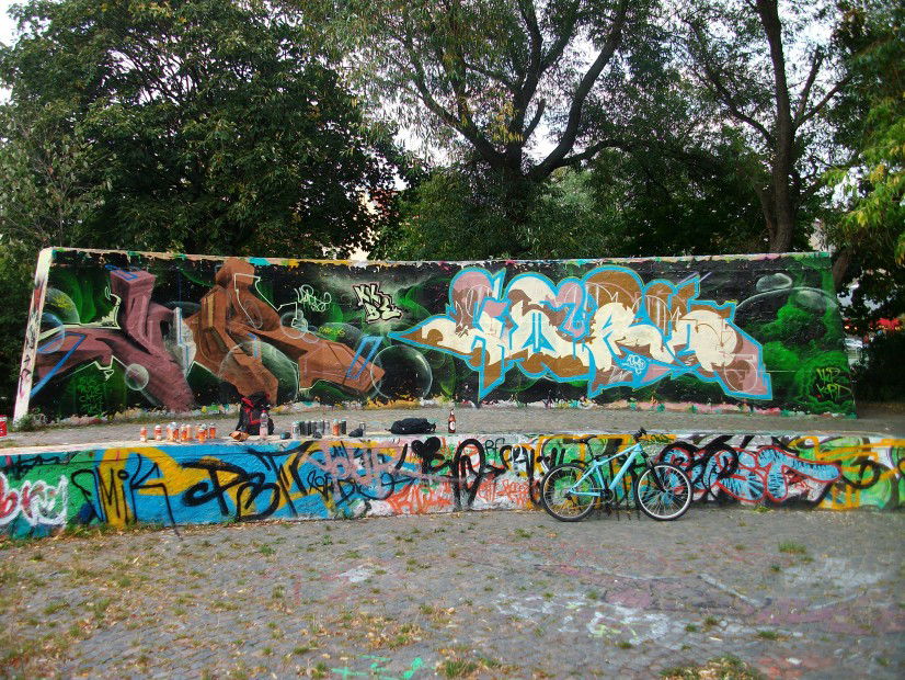 Graffiti Wall in Leipzig - Photo by Kordinger (2012)