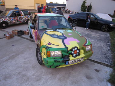 Graffiti Artwork in Leipzig - Photo by Kordinger - Kord, Konjak (2013)