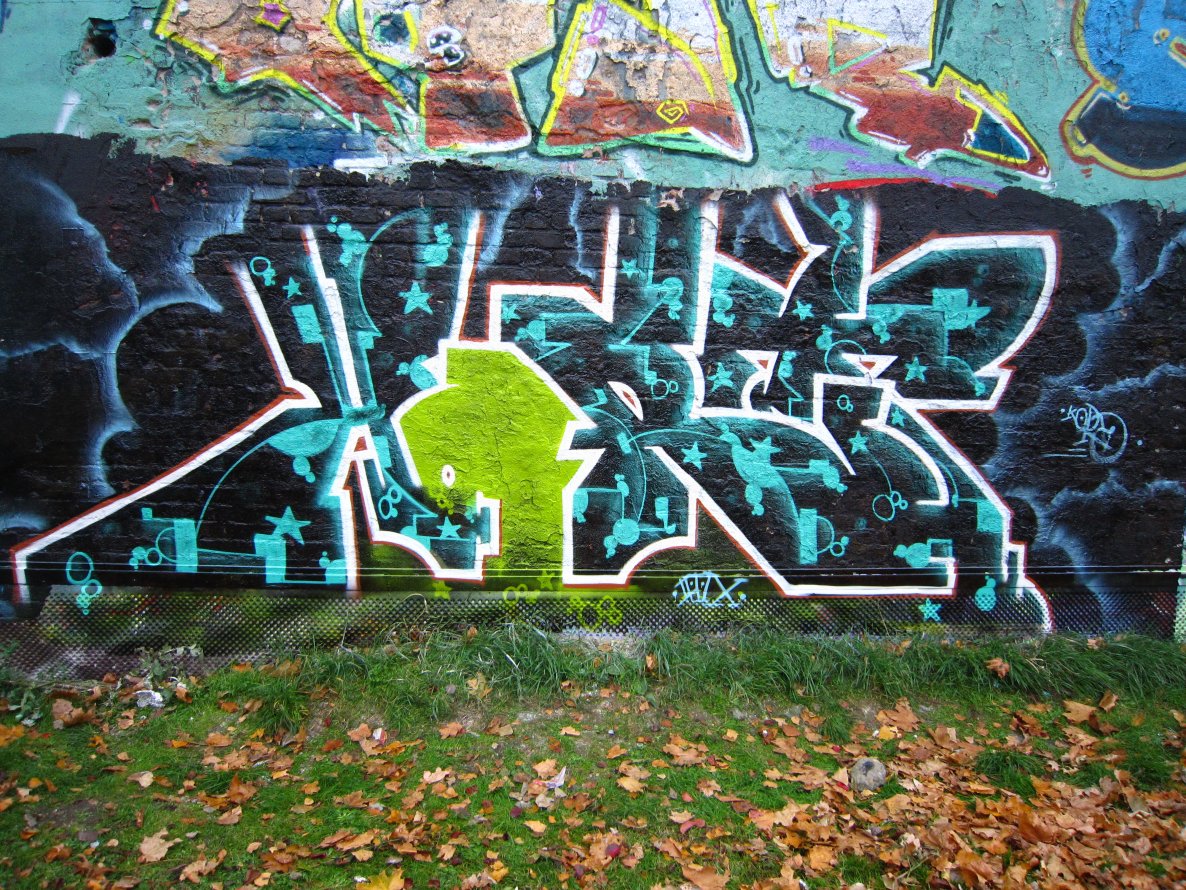 Graffiti Wall in Leipzig - Photo by Kordinger - Kort, Cort, Kord (2013)