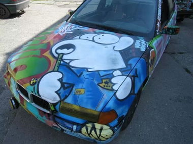 Graffiti Artwork in Querfurt - Photo by Kordinger - kord, konjak (2013)