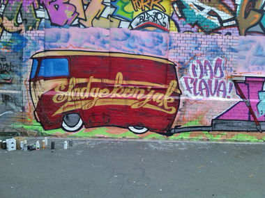 Graffiti Wall - Photo by Kordinger - konjak-, kord (2013)