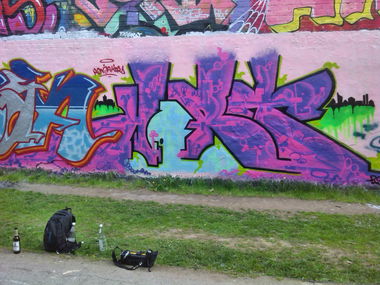 Graffiti Wall - Photo by Kordinger - kort (2014)