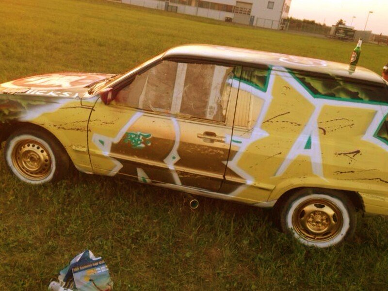 Graffiti Street Art - Photo by Kordinger - Kord, BE, CREW (2014)