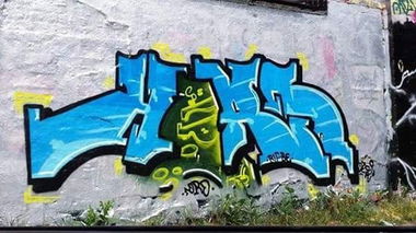 Graffiti Wall - Photo by Kordinger - RIF, BE (2015)