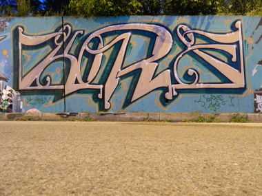 Graffiti Wall in Belgrade - Photo by Korfic (2013)