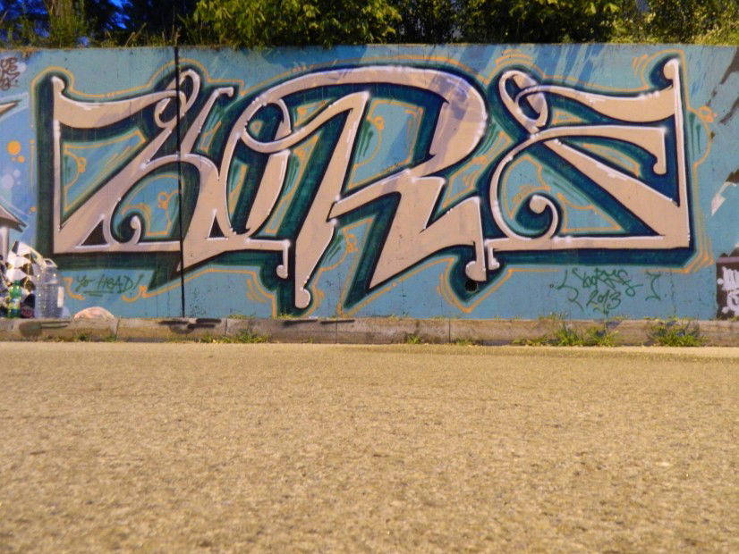Graffiti Wall in Belgrade - Photo by Korfic (2013)