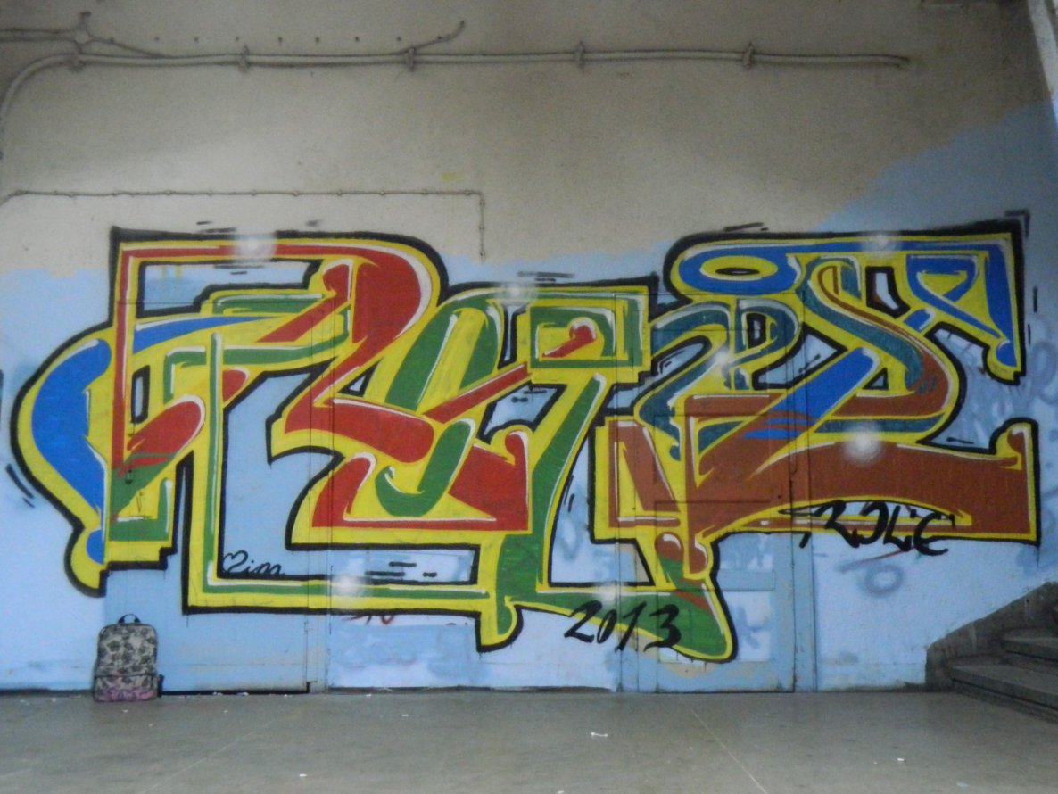 Graffiti Wall in Belgrade - Photo by Korfic