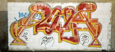 Graffiti Wall in Belgrade - Photo by Korfic